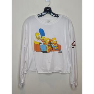 Simpsons cut off long sleeve shirt - 2xl